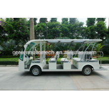 Hochwertige 14 Sitzer elektrische Touristenbus Sightseeing Cart Golf Carts mit Sporttourismus und Hotel verwenden